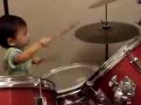 Howard Wong - 23 months old drummer