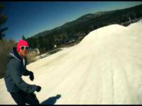 Niesamowity trick snowboardowy