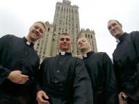 Daredevils Disguised As Priests BASE Jump From Church