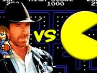 Chuck Norris gra vs Pac Man 