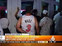 Część kibiców Miami Heat opuściło mecz przed jego końcem