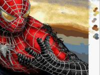 Spiderman namalowany w MS Paint