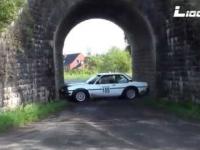 Shit Happens! Opel Rally Gets Stuck In A Tunnel! Historic Rally Festival 2015 - Spins and Mistakes
