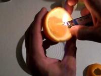 Jak zrobić świeczkę z pomarańczy? 