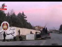 FSA strzela do samolotu z działka plot
