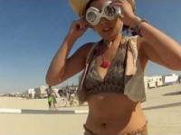 Festiwal Burning Man 2012 w oku kamery na hula hop