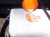 Płynna miedź z lodem
