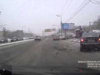 Bezmyślny kierowca w Rosji