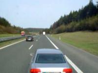 Audi A6 kontra Tir