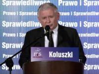 Spotkanie Prezesa PiS Jarosława Kaczyńskiego z mieszkańcami Koluszek