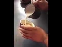Cappuccino w kształcie serca