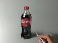 Rysowanie butelki Coca-Coli