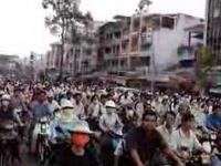 Ruch uliczny w Sajgonie 