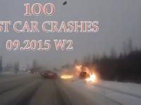 Best Car Crashes Compilation 09.2015 week 2 HQ