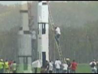 Start modelu rakiety Saturn V w skali 1:10