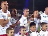 Hymn Polski w wykonaniu naszych rugbystów