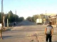 Nielegalne wyścigi na ulicach w Uzbekistanie