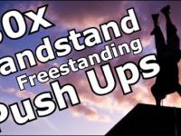 30x Freestanding Handstand Push Ups 