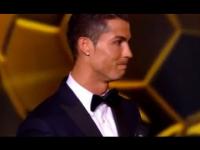 Cristiano Ronaldo i jego kwadratowy angielski z Gali Złotej Piłki FIFA 2015 !