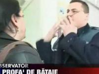 Rumuńska nauczycielka kontra policjant.