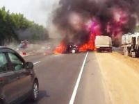 Straszny wypadek na autostradzie M6 w Rosji
