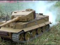 Batalia z udziałem modeli rc czołgów w skali 1:6 