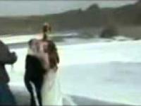 Sesja ślubna nad morzem FAIL