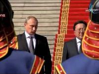 Putin płacze podczas hymnu narodowego Rosji