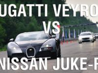 Bugatti Veyron vs Nissan Juke R