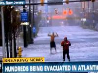 Niebezpieczny poziom wody - huragan Sandy 