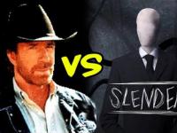 Chuck Norris vs Slender 