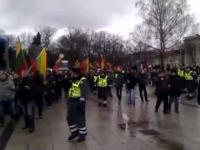 Marsz litewskich nacjonalistów.