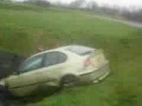 BMW 3 & AUDI TT car crash 