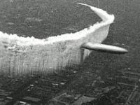 Sterowiec - Graf Zeppelin, powraca do Nowego Jorku 