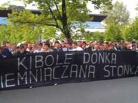 Przekaz od Polskich kibiców dla Donalda Tuska