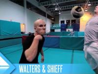 Zabawa dwoch akrobatow - Extreme Football Tennis in Walters and Shieff 2013