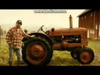 Reklama norweskich czipsów Kims Traktor 