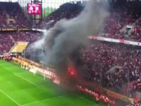 Piłkarze FC Köln musieli uciekać do szatni przed ...swoimi kibicami