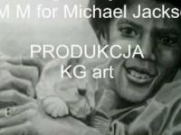 Portret Młodego Michaela Jacksona wykonany ołówkiem