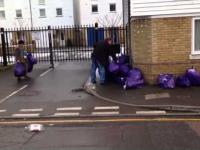 Kłótnia 2 anglików o to gdzie mają leżeć śmieci...