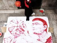 Portret Yao Minga zawodnika NBA...