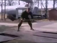 Rosyjscy żołnierze szykujący się do wojny!