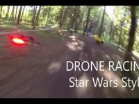 Wyścigi dronów w stylu Star Wars