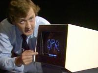 Pokaz dotykowego ekranu w 1982 roku