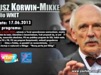 17/06/2013 - Janusz Korwin-Mikke w Radiu WNET 