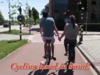 Jazda na rowerze w stylu holenderskim.