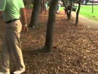 Ernie Els pokazuje jak nie należy grać w golfa