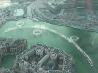 New Burj Dubai (Burj Khalifa) Lake Fountain HD-Video 