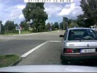 Pijany kierowca - Świnoujście ( Kamera samochodowa DVR)