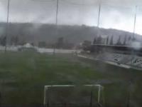 Niesamowity film z przejścia tornada w Portugalii